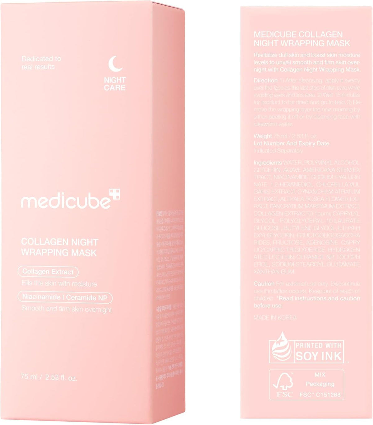 Collagen Night Wrapping Mask Maschera Notte Peel Off
