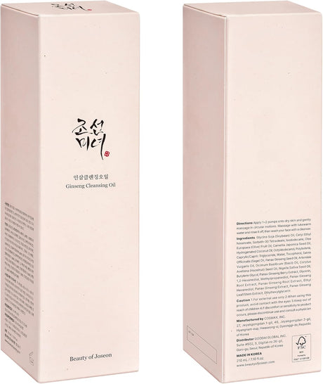 Ginseng Cleansing Oil Olio Detergente Viso al Ginseng