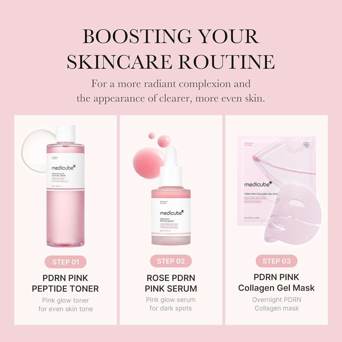 PDRN Pink Cica Soothing Toner Tonico Viso Lenitivo