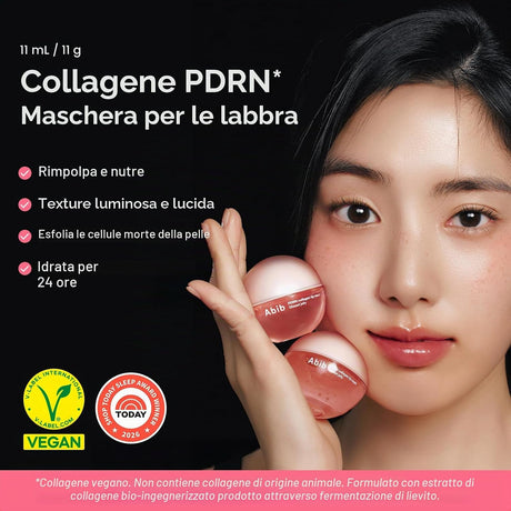 PDRN Collagen Lip Mask Glazed Jelly Maschera Labbra Idratante
