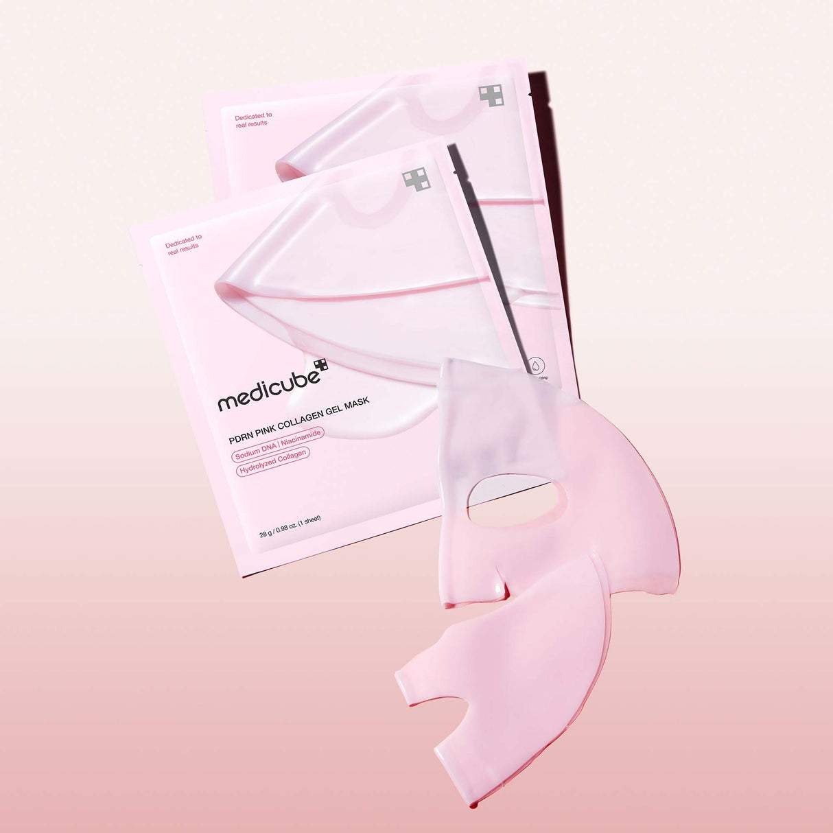 PDRN Pink Collagen Gel Mask Maschera Viso in Hydrogel