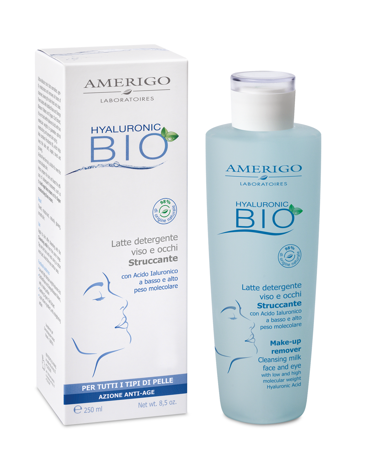 Latte Detergente Struccante Hyaluronic Bio