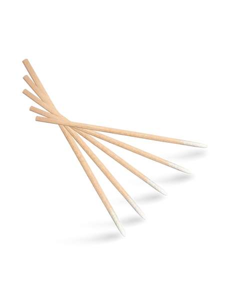 COTTONIES bastoncini di legno con punta appuntita in cotone 100pz