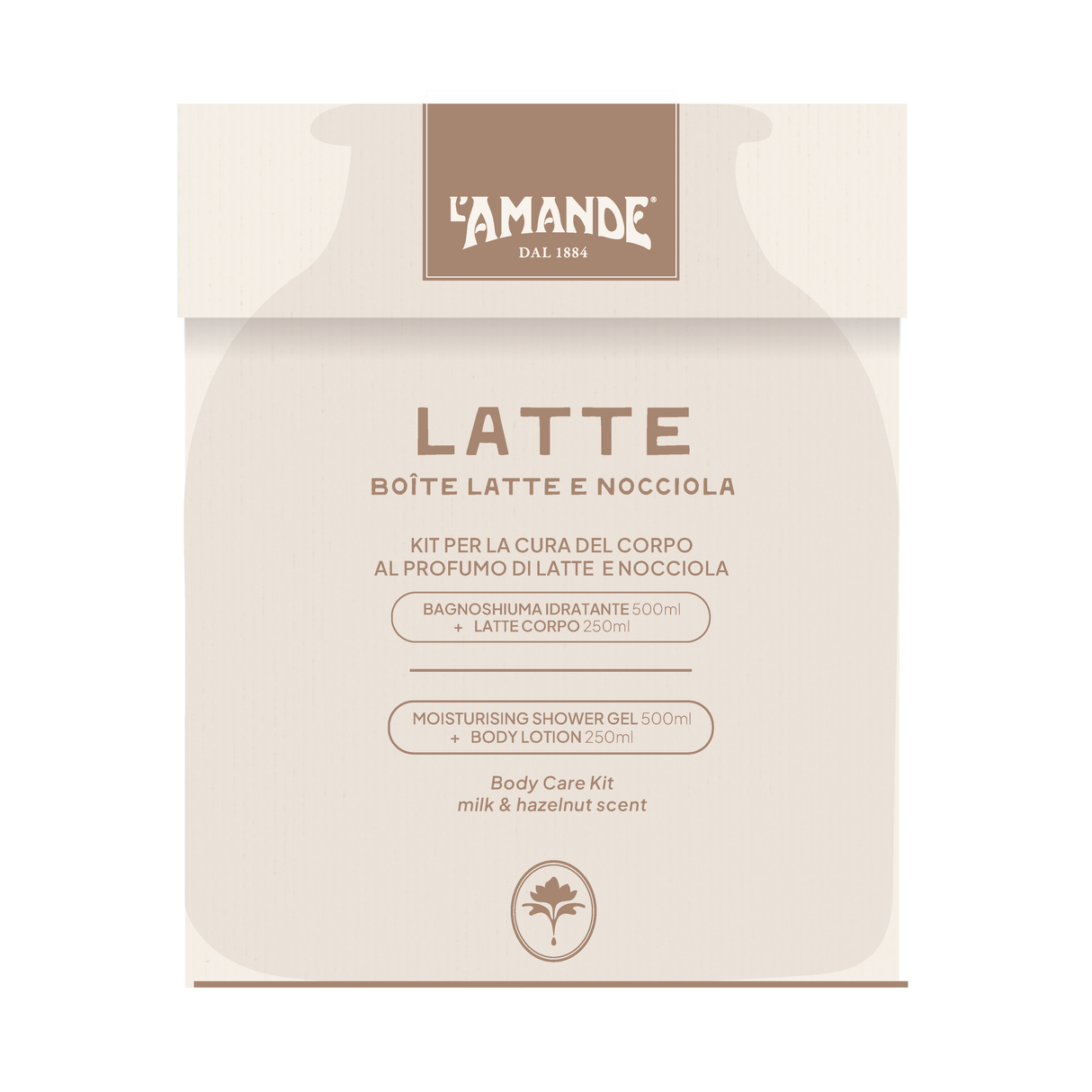 Boite Latte e Nocciola Kit Corpo