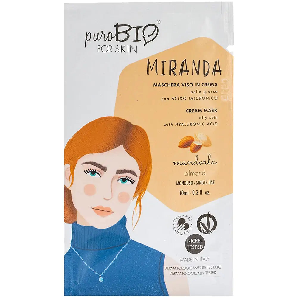 Maschera Viso in Crema Miranda Mandorla