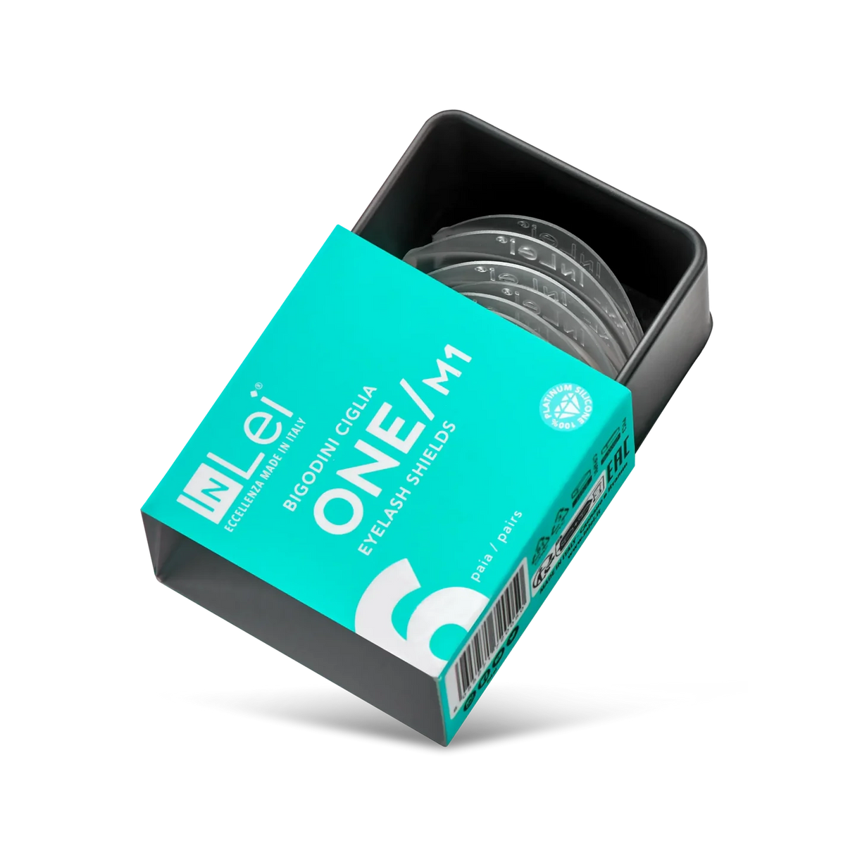 ONE M1 | bigodini in silicone per ciglia 6 paia
