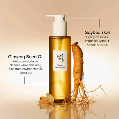 Ginseng Cleansing Oil Olio Detergente Viso al Ginseng