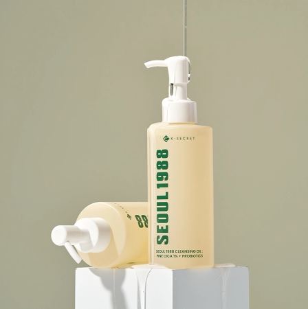 Seoul 1988 Cleansing Oil Pine Cica 1% + Probiotics Olio Detergente Viso