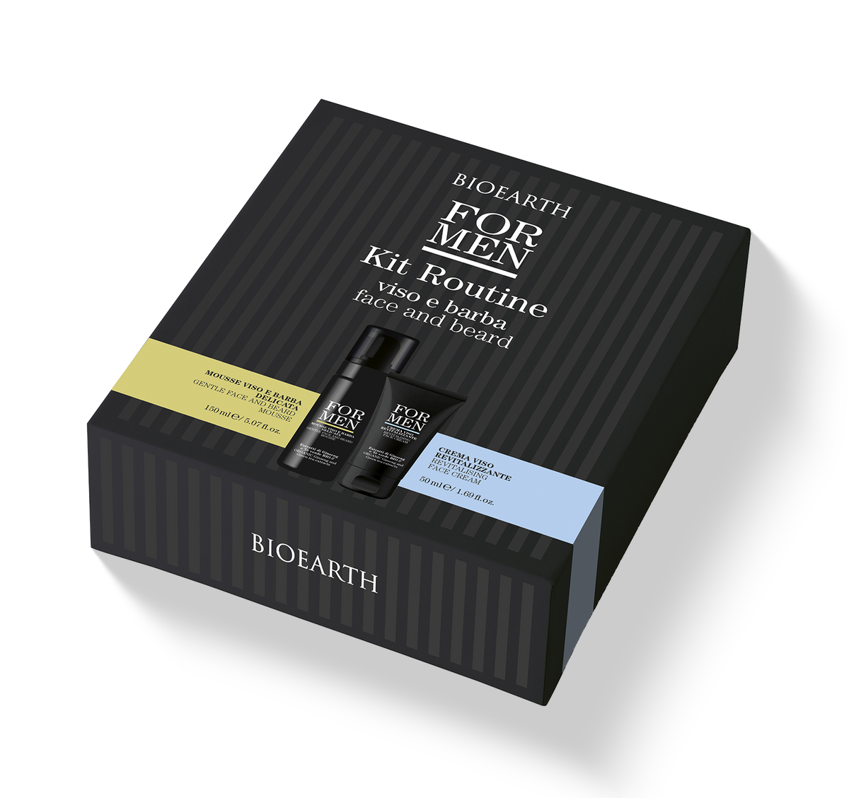 Kit Routine Viso e Barba Bioearth