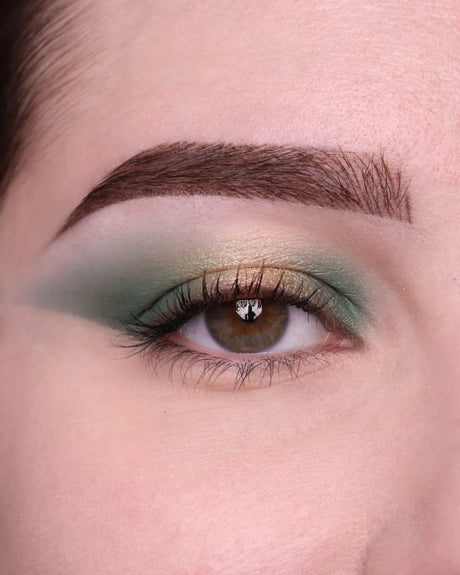 Long Lasting EyeDuo Pencil puroBIO 102L Oro Satinato / Verde Muschio Satinato