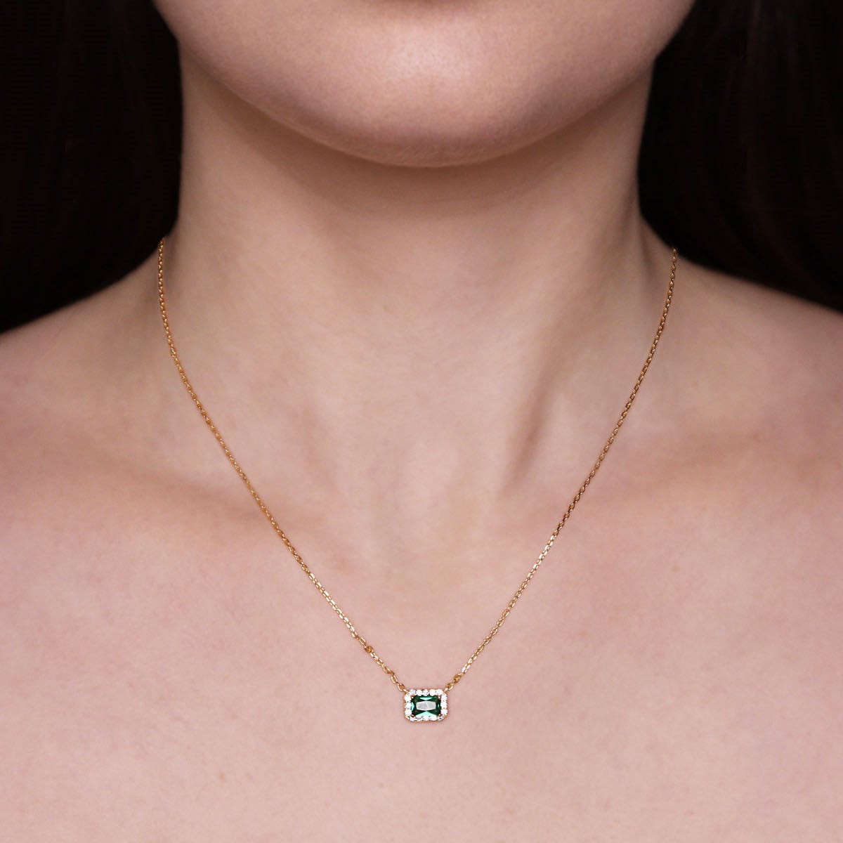 Collana Anastasia Oro Verde