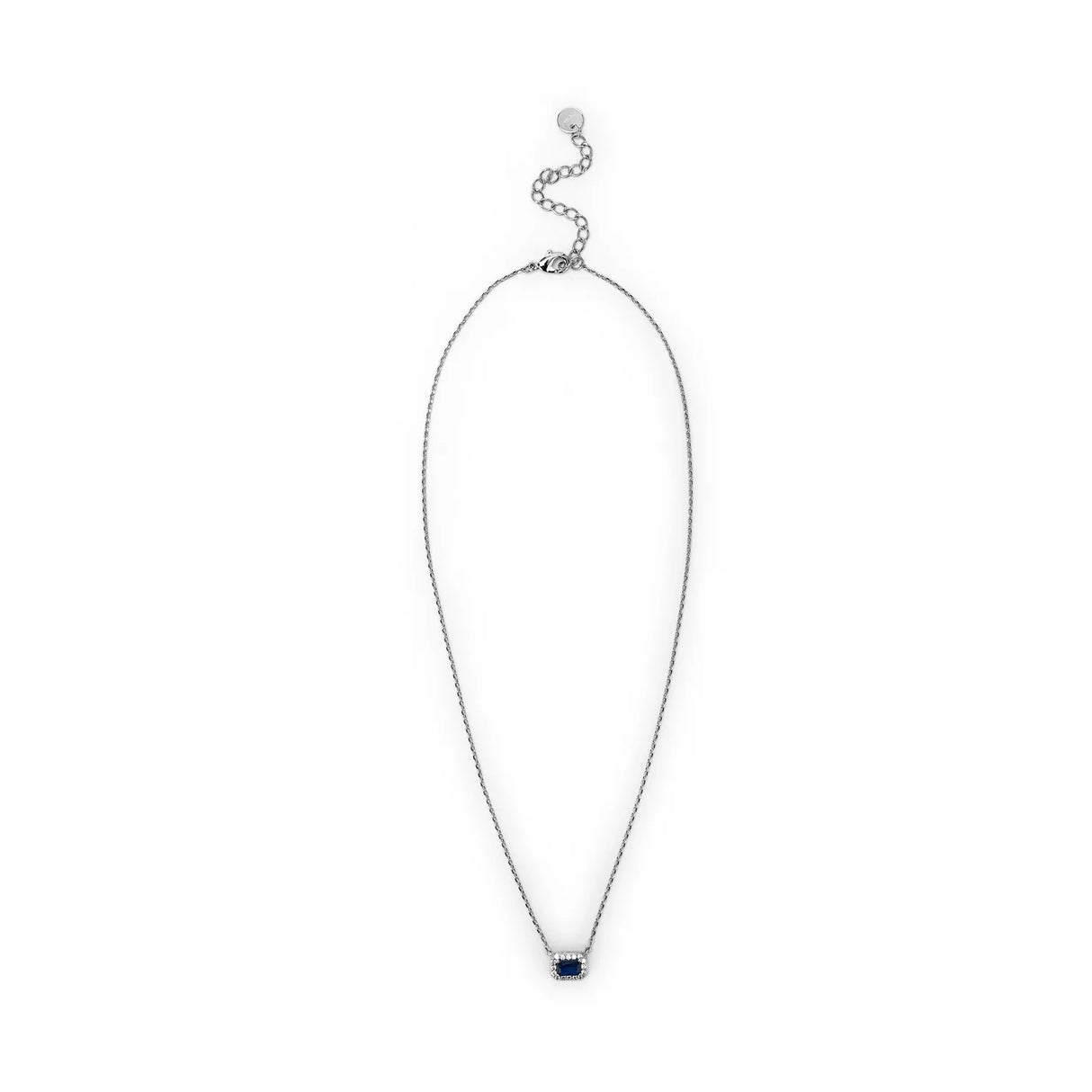 Collana Anastasia Argento Blu