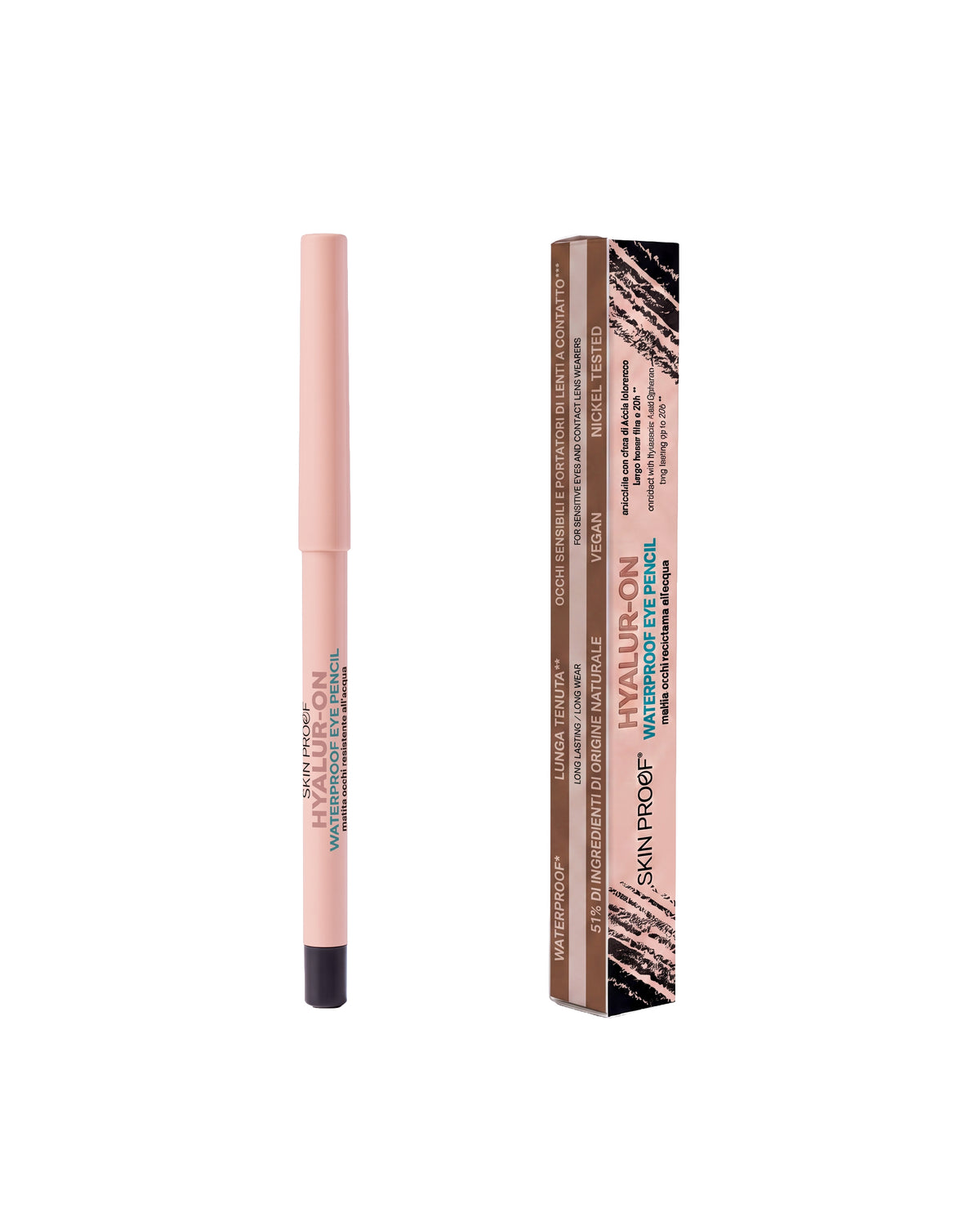 Hyalur-On Waterproof Eye Pencil 01 Deep Dark Matita Occhi