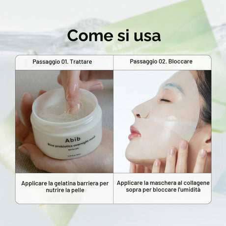 Collagen Gel Mask Heartleaf Jelly Maschera Viso in Hydrogel