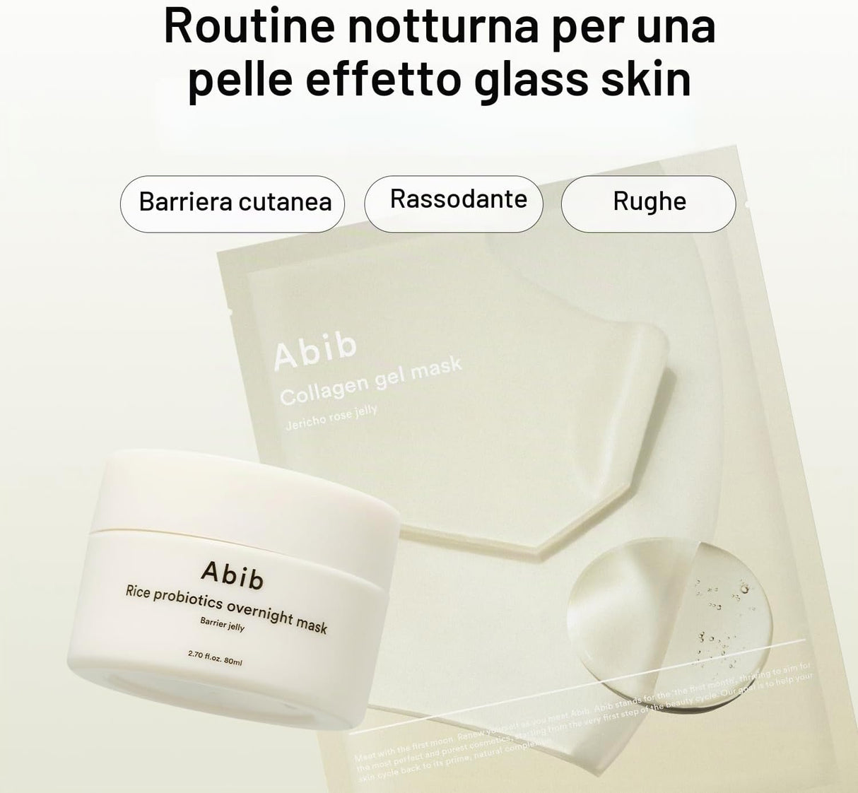 Collagen Gel Mask Jericho Rose Jelly Maschera Viso in Hydrogel