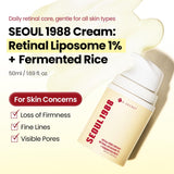 Seoul 1988 Cream Retinal Liposome 1% + Fermented Rice Crema Viso