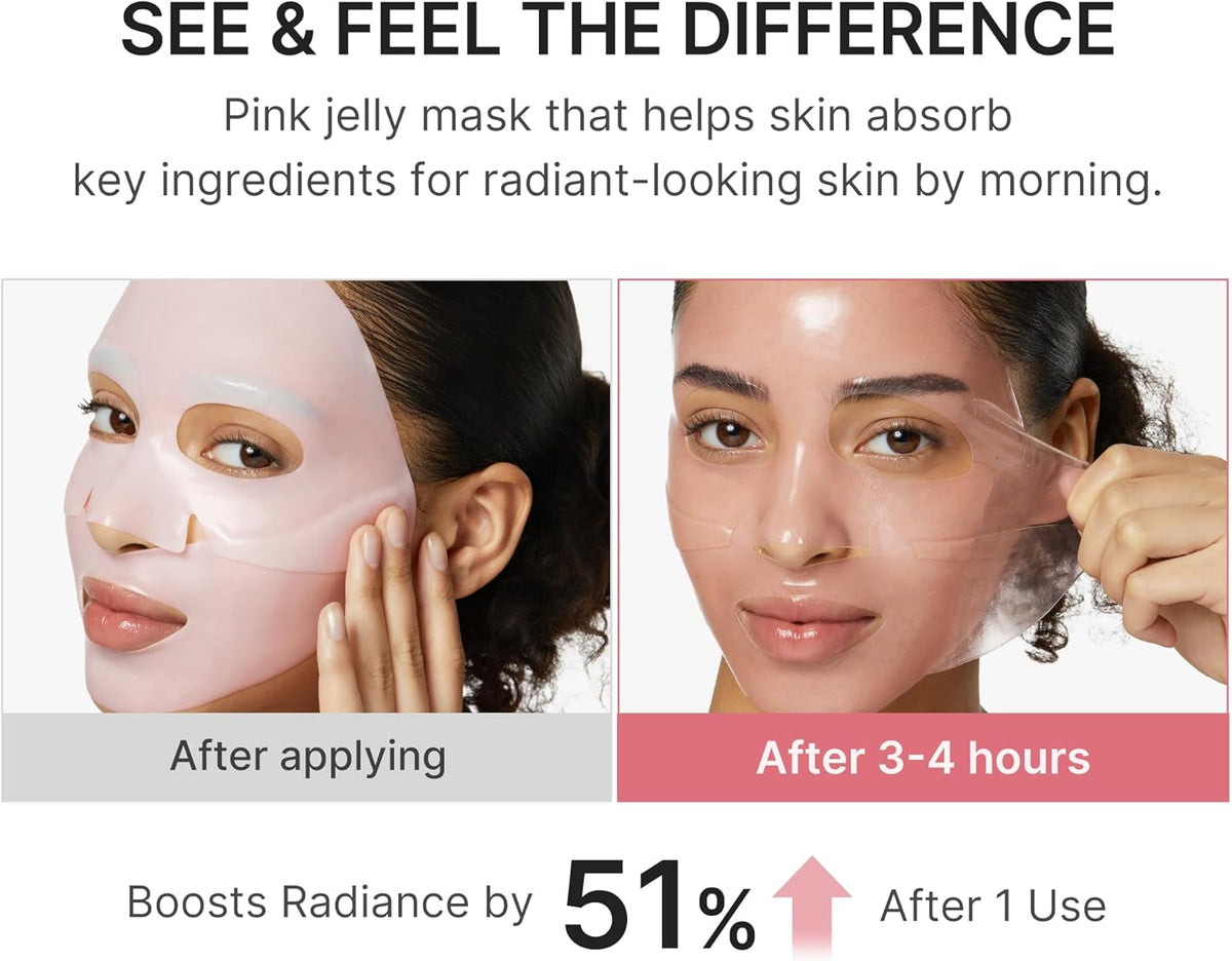 PDRN Pink Collagen Gel Mask Maschera Viso in Hydrogel