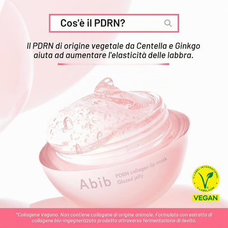 PDRN Collagen Lip Mask Glazed Jelly Maschera Labbra Idratante