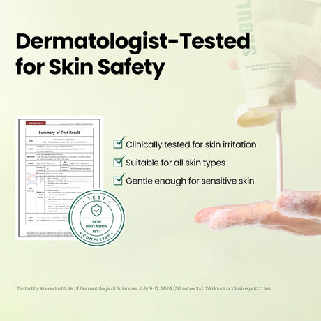 Seoul 1988 Cleansing Foam Pine Cica 1% + Probiotics Detergente Viso Schiumogeno