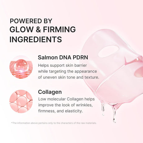 PDRN Pink Collagen Gel Mask Maschera Viso in Hydrogel