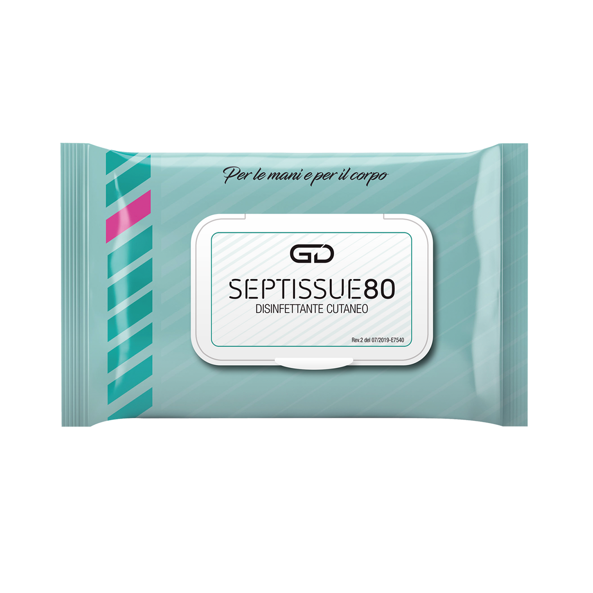 Multiusi Septissue80 Salviettine disinfettanti Golmar (80pz) - Mani, piedi e corpo