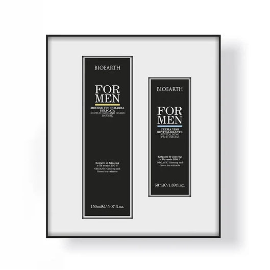 Kit Routine Viso e Barba Bioearth