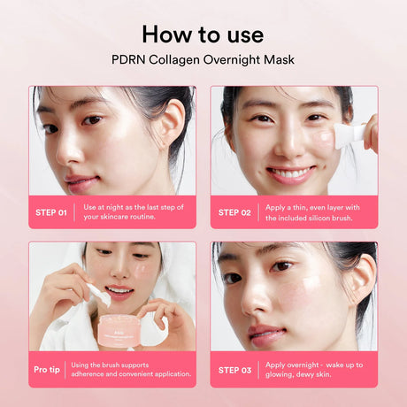 PDRN Collagen Overnight Mask Firming Jelly Maschera Notte Rassodante