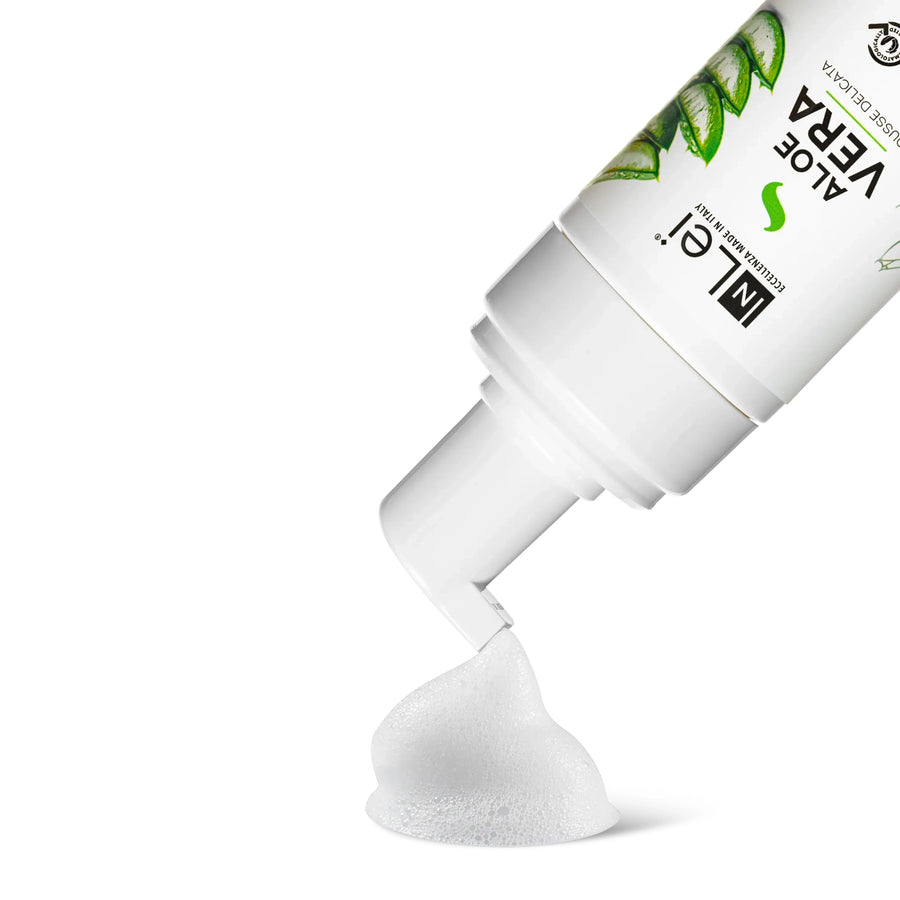MOUSSE ALOE VERA | struccante delicato per ciglia e viso 100ml