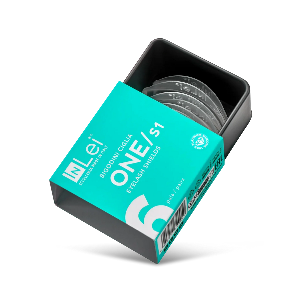 ONE S1 | bigodini in silicone per ciglia 6 paia