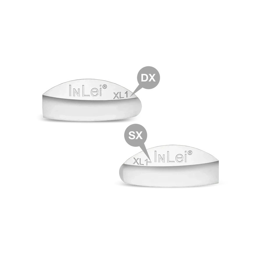 ONE XL1 bigodini in silicone per ciglia 6 paia