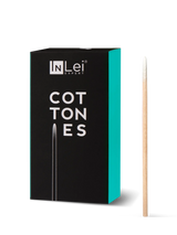 COTTONIES bastoncini di legno con punta appuntita in cotone 100pz