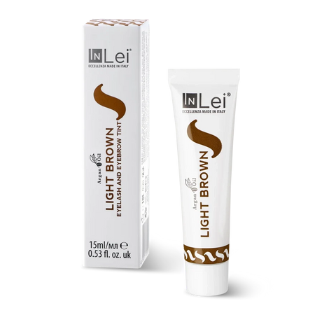 LIGHT BROWN | tinta marrone chiaro per ciglia e sopracciglia con olio di Argan 15ml