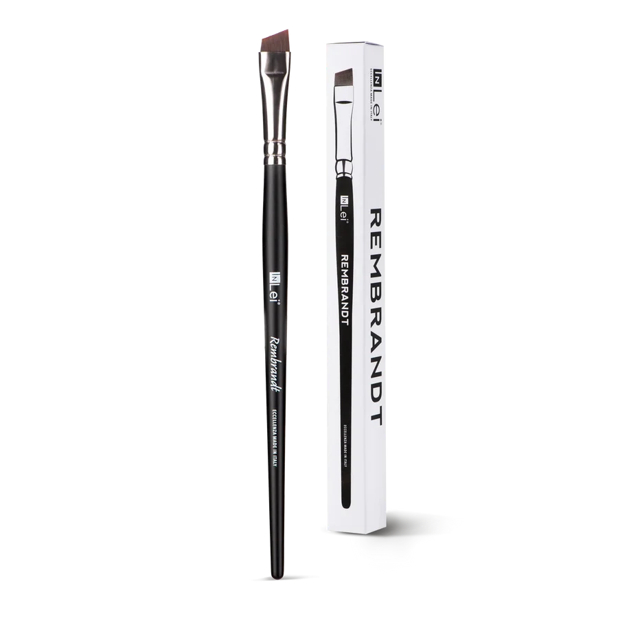 REMBRANDT pennello professionale a taglio obliquo con base larga per Brow Artist