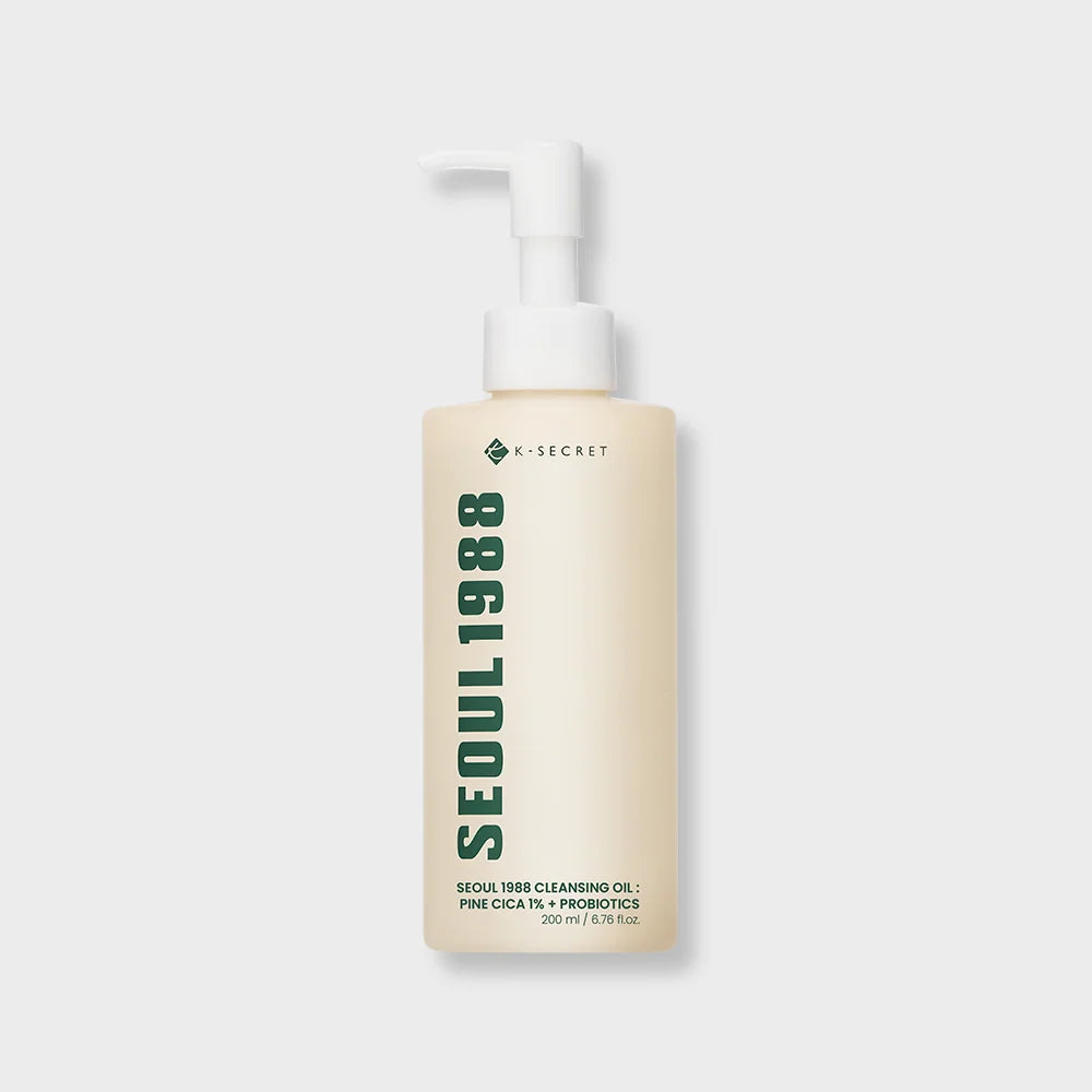 Seoul 1988 Cleansing Oil Pine Cica 1% + Probiotics Olio Detergente Viso