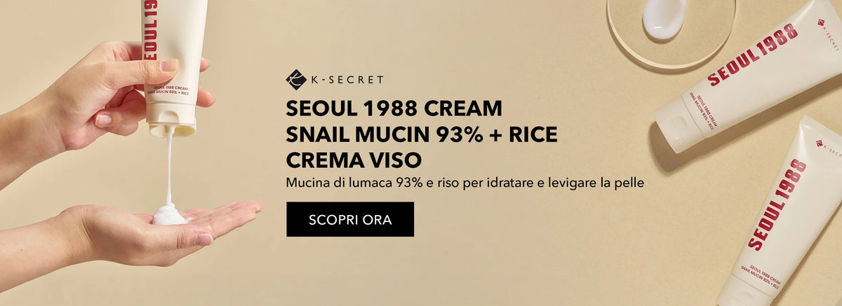 Seoul 1988 Cream Snail Mucin 93% + Rice Crema Viso