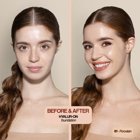Fondotinta Bio Hyalur-On Foundation 01 Porcelain