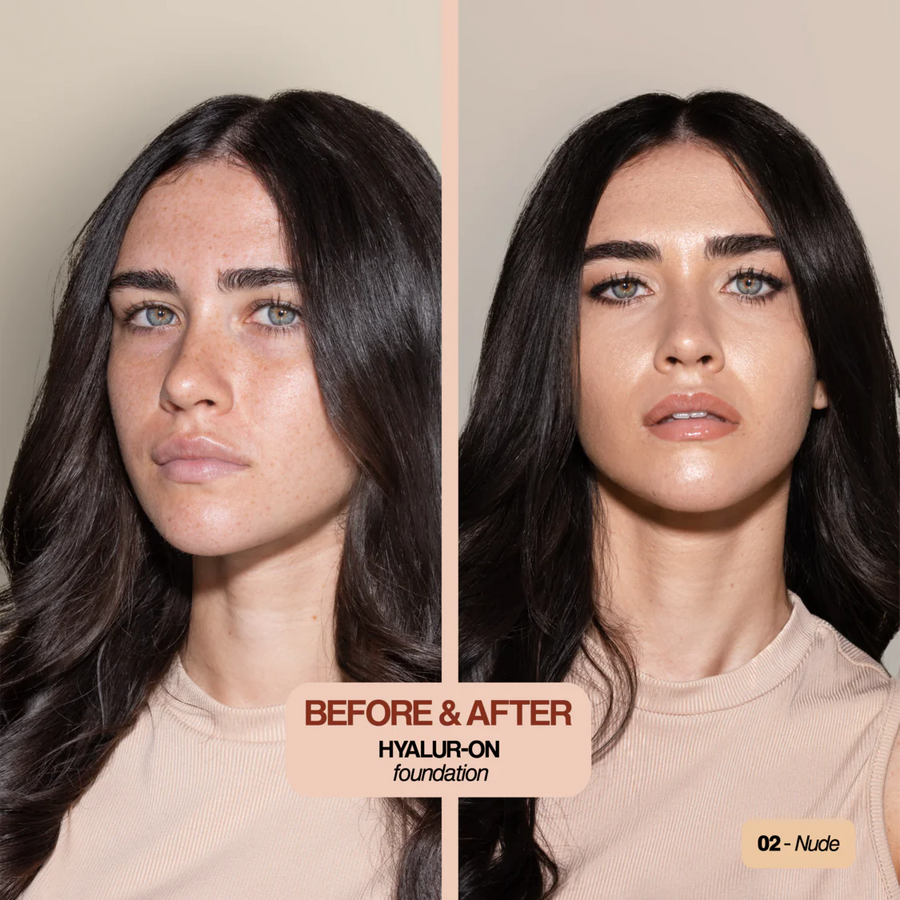 Fondotinta Bio Hyalur-On Foundation 02 Nude