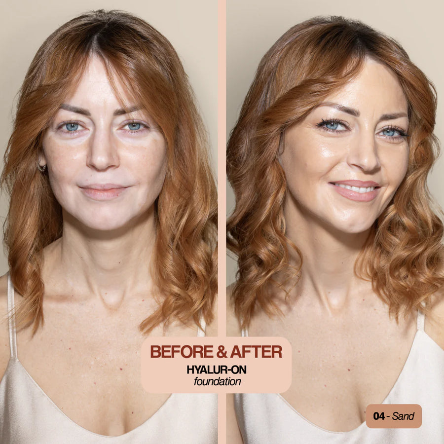 Fondotinta Bio Hyalur-On Foundation 04 Sand