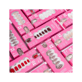 Flex Gel Press Ons Merlot Short Square