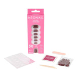 Flex Gel Press Ons Merlot Short Square