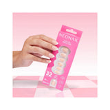 Flex Gel Press Ons Perfect French Medium Almond