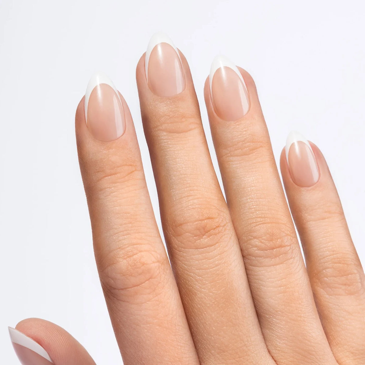 Flex Gel Press Ons Perfect French Medium Almond