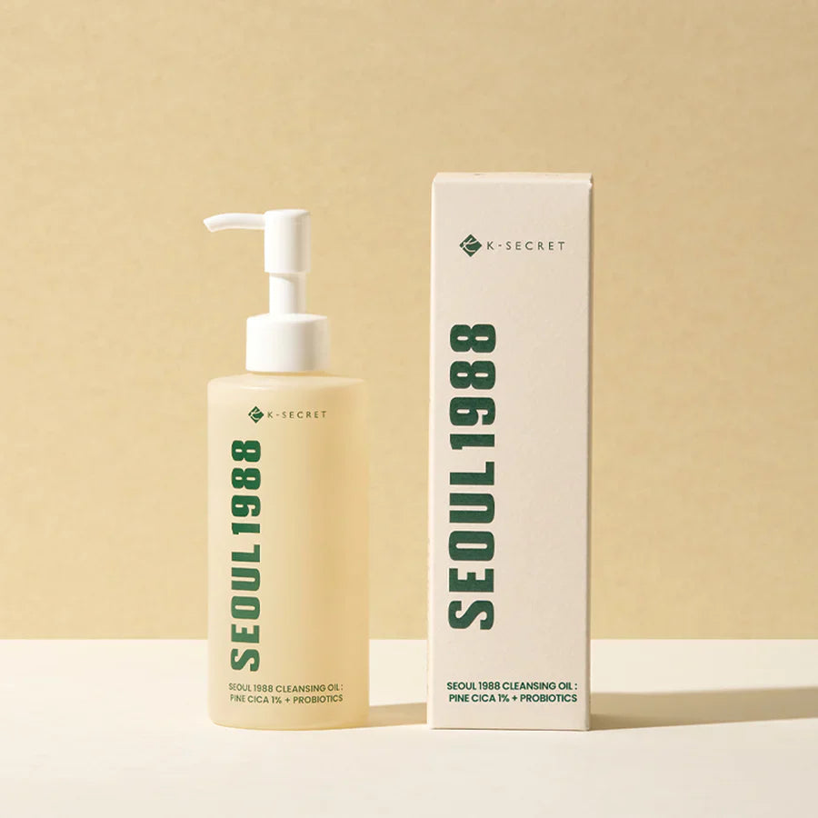 Seoul 1988 Cleansing Oil Pine Cica 1% + Probiotics Olio Detergente Viso