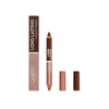 Long Lasting EyeDuo Pencil puroBIO 103L Rosa Satinato / Marrone Caldo Matte