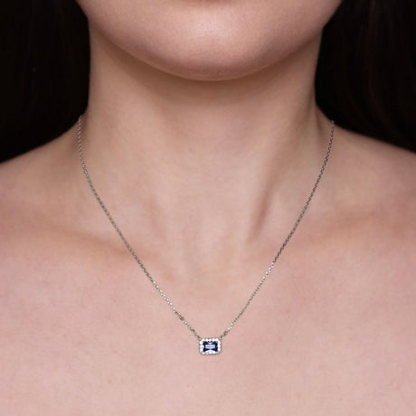Collana Anastasia Argento Blu