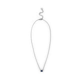 Collana Anastasia Argento Blu